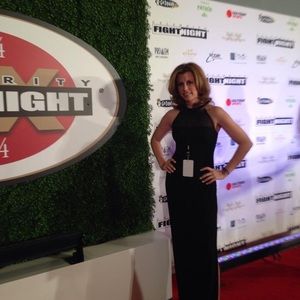 Ralph Lauren long jersey evening gown